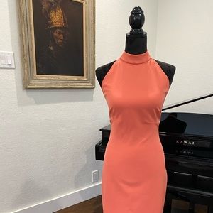 Zara woman high neck midi dress